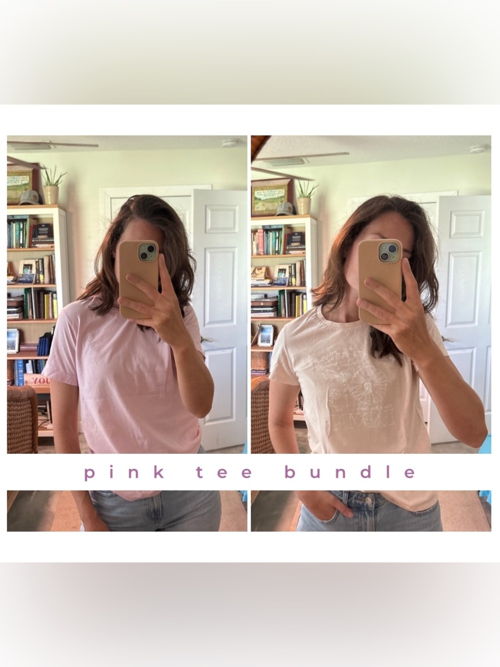 Levi’s Pink Tee Bundle - Soft Light Pink Tees